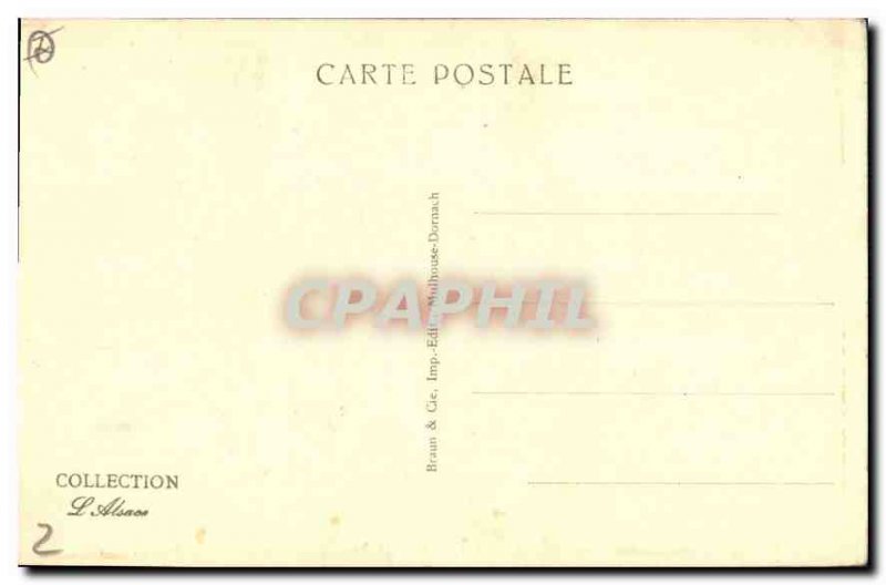 Old Postcard Thann Aux Bords Thur