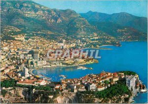 Postcard Modern SUN OF THE FRENCH RIVIERA Principale Monaco A�rien 103 P.A....