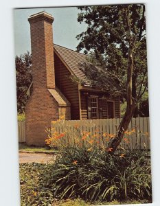 Postcard Elizabeth Carlos Kitchen, Williamsburg, Virginia