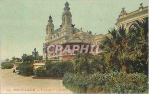 Old Postcard Monte Carlo - The casino and Theater