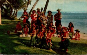 Hawaii Natives Presenting A Hawaiian Srenade 1956