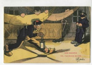 3119195 FRENCH NAVY Night by GERVESE Vintage PC