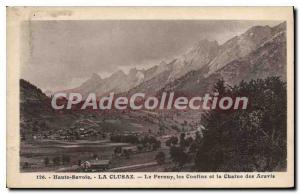 Old Postcard La Clusaz The Fernuy Les Confins and the Chaine des Aravis