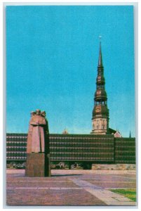 c1960's Square of Latvian Red Riflemen Latvian SSR Riga Latvia Postcard