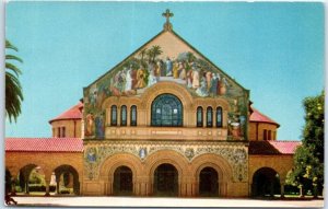 Postcard - Stanford University Memorial Church - Stanford, California