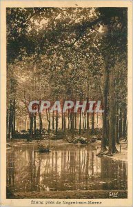 Postcard Old Pond near Nogent-sur-Marne