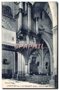 Postcard Old Organ Embrun The Gift of Louis XI organs