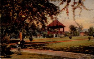 Illinois La Salle City Park Band Stand 1910 Rotograph