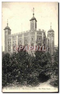 Postcard Old London The Tower of London The White Tower