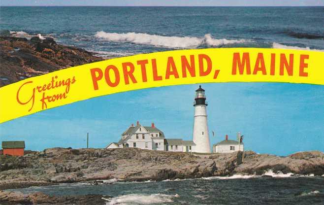 Greetings from Maine - Portland Head Light House