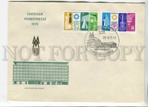 445561 EAST GERMANY GDR 1973 year FDC Fair in Leipzig