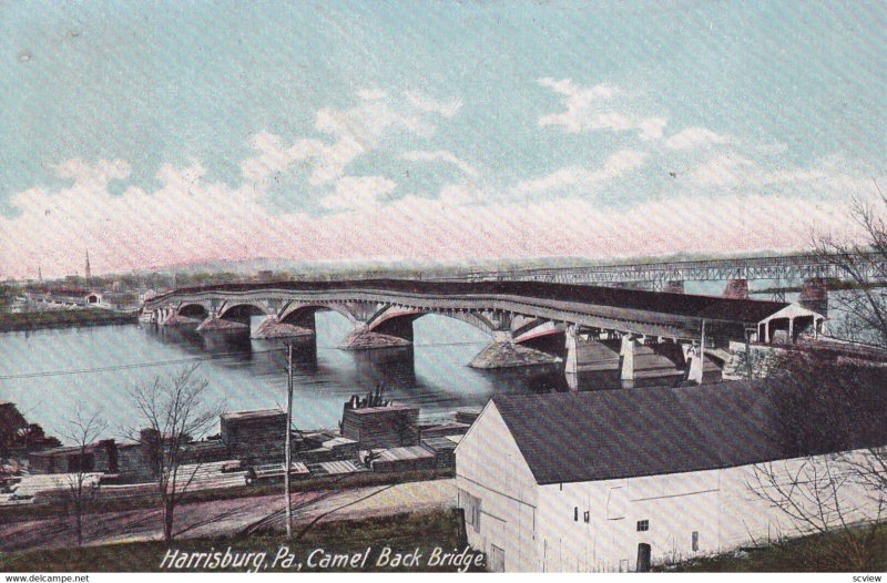 HARRISBURG, Pennsylvania, PU-1908; Camel Back Bridge