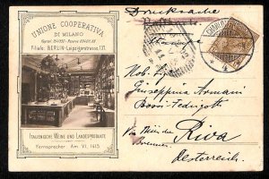 ab2170 - VINTAGE POSTCARD - MILAN City: Advertising-