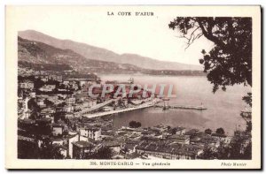 Old Postcard Monte Carlo Vue generale