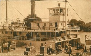 Postcard California Sacramento Steamer Modoc Souvenir C-1910 23-8955