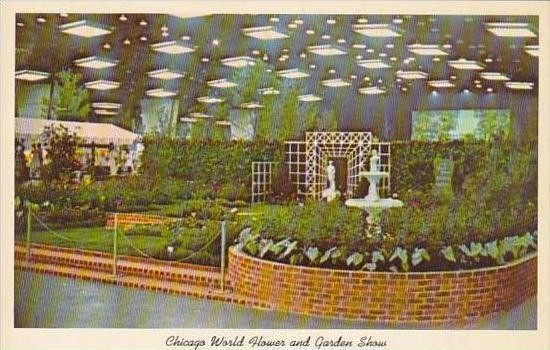 Illinois Chicago Beautiful Display At Chicago World Flower And Garden Show Mc...