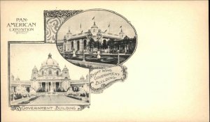 1901 Buffalo NY Pan American Expo Split View Private Mailing Card #2