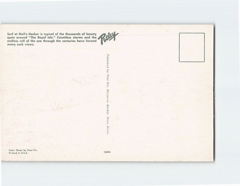 Q-36039 Surf at Neil's Harbor Nova Scotia Canada