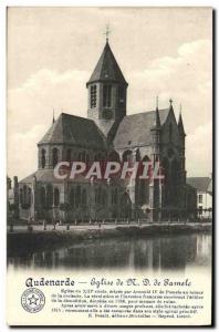 Old Postcard Church Oudenaarde De ND Pamele