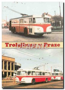 Postcard Modern Trolejbusy v Praze Tatra T400 ev c ​​9431