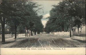 Florence SC South Carolina South Irby St. c1910 Postcard