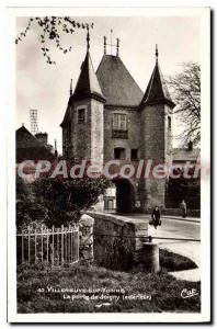 Old Postcard Villeneuve sur Yonne Joigny Gate