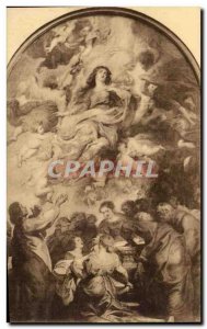 Old Postcard Rubens Antwerp Cathedral Assumption of the Holy Virgin