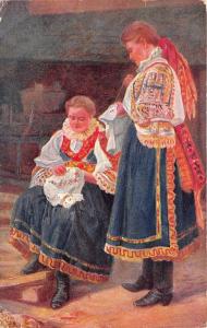 BT2014 Narodne typu slovaci v piestanoch vysivacky folklore costume   slovakia