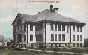 Maine Stonington New School House