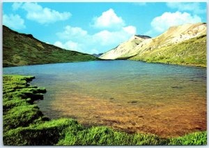 An unnamed alpine lake on Continental Divide, Rio Grande National Forest - CO