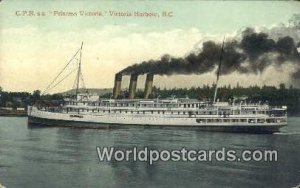 CPR SS Princess VictoriaHarbour Victoria Harbour British Columbia, Canada Unu...