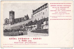 Hotel Subasio - ASSISI , Perugia , Umbria , Italy , 1890s