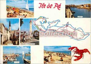 Modern Postcard Ile de Re