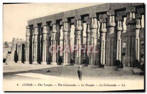 Postcard Ancient Egypt Egypt Luxor The temple The Colonnade