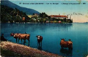 CPA Env. d'AIX-les-BAINS Lac du BOURGET (682022)