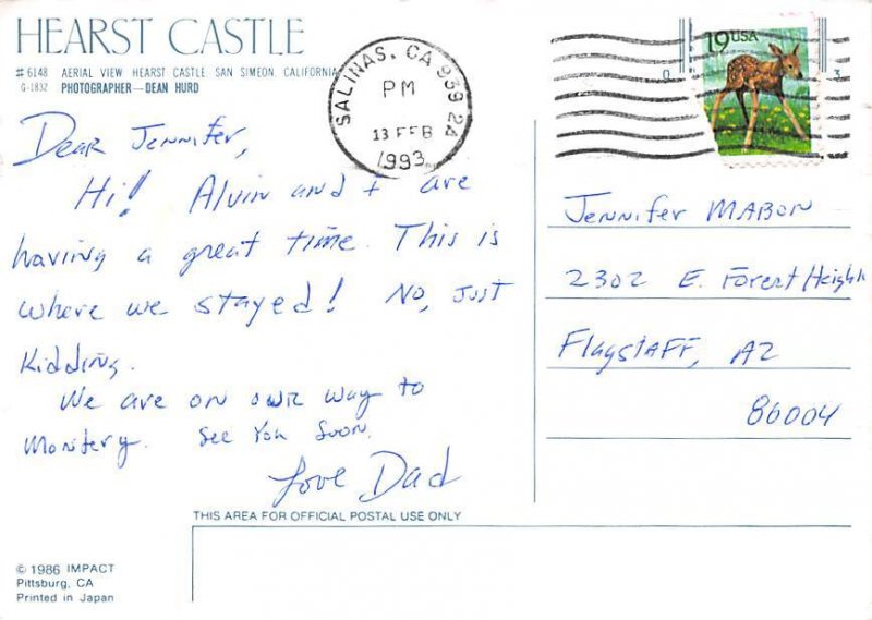 Hearst Castle, San Simeon California  