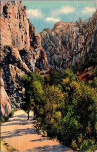 Vintage Colorado Postcard - South Cheyenne Canon - Colorado Springs