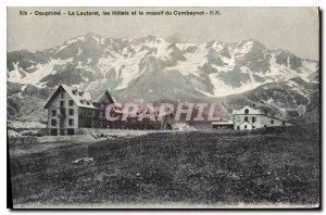 Old Postcard Dauphine Lautaret the Hotels and massive Combeynot