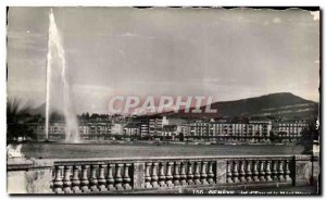 Old Postcard Geneve The jet & # 39eau Switzerland