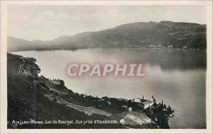Modern Postcard Aix Les Bains Lake Bourget View taken Hautecombe