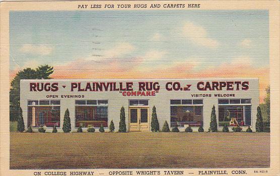 Plainville Rug Company Plainville Connecticut 1942 Curteich