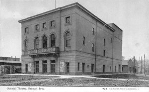 GRINNELL, Iowa IA  ~ COLONIAL THEATRE  Poweshiek Co  ca1910's Photoette Postcard