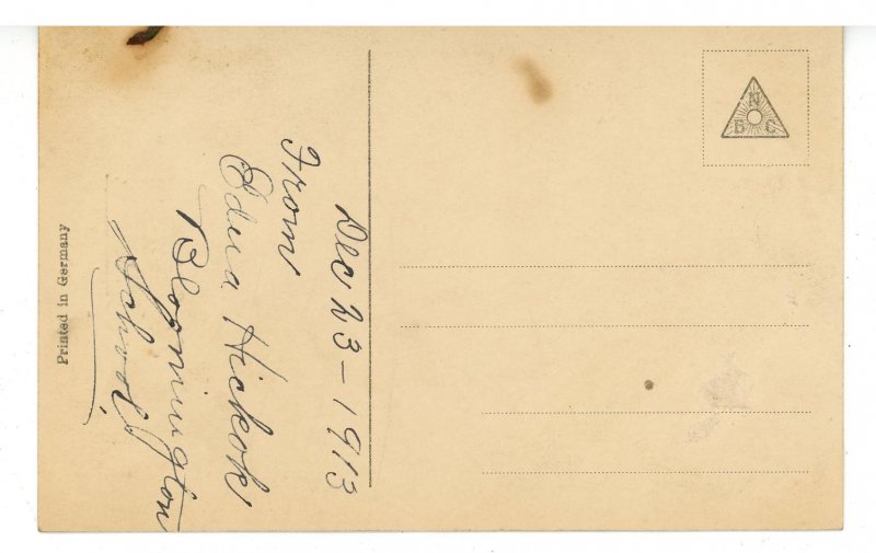 Greeting - Christmas. Angel     *RPPC