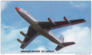 American Airlines 707 Astrojet airplane , 50-60s