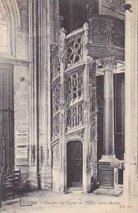 France Rouen Escalier des Orgues de l'Eglise Saint Maclou