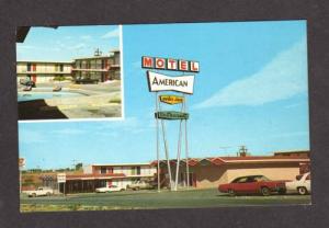 TX American Motor Inn Motel BIG SPRING TEXAS POSTCARD