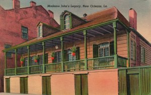 Vintage Postcard Madame John's Legacy Dumaine Street New Orleans Louisiana LA