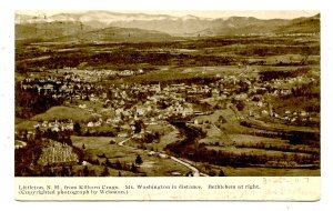 NH - Littleton. Bird's Eye View from Kilburn Crags, pre-1907