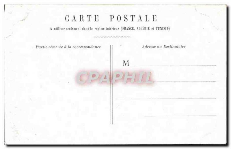 Old Postcard Paris Ministry of War