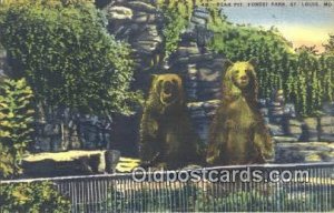 Forest Park Zoo St. Louis MO, USA Bear Unused 